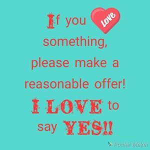 All reasonable offers considered!